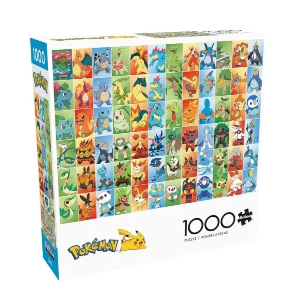 NEW Buffalo Games Premium Quality Jigsaw Puzzle, 1000 Pc POKEMON Limited Edition